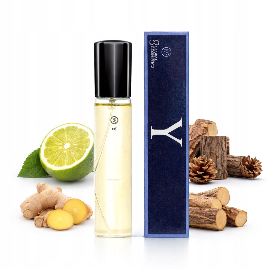 197 Y Men's Perfume 33ml Bergamot Ginger Woody Lasting Elegant Fragrance