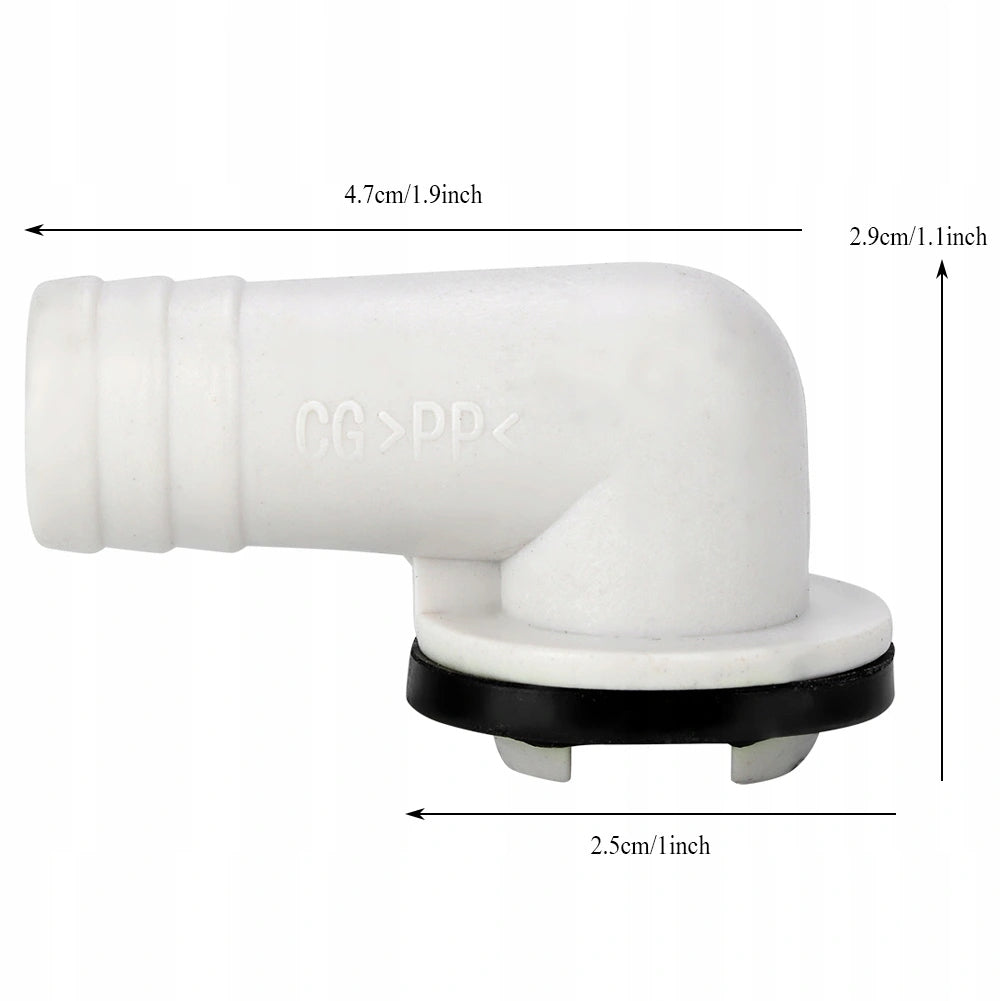 19MM OUTLET CONNECTOR CONDENSATE DRAIN UNIVERSAL 4.7X2.5X2.9 CM Manufacturer code 7725