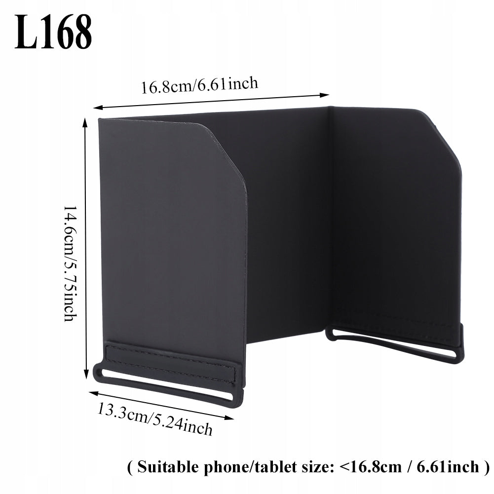 19cm Monitor Sunshade RC Controller Black Portable Brand no brand
