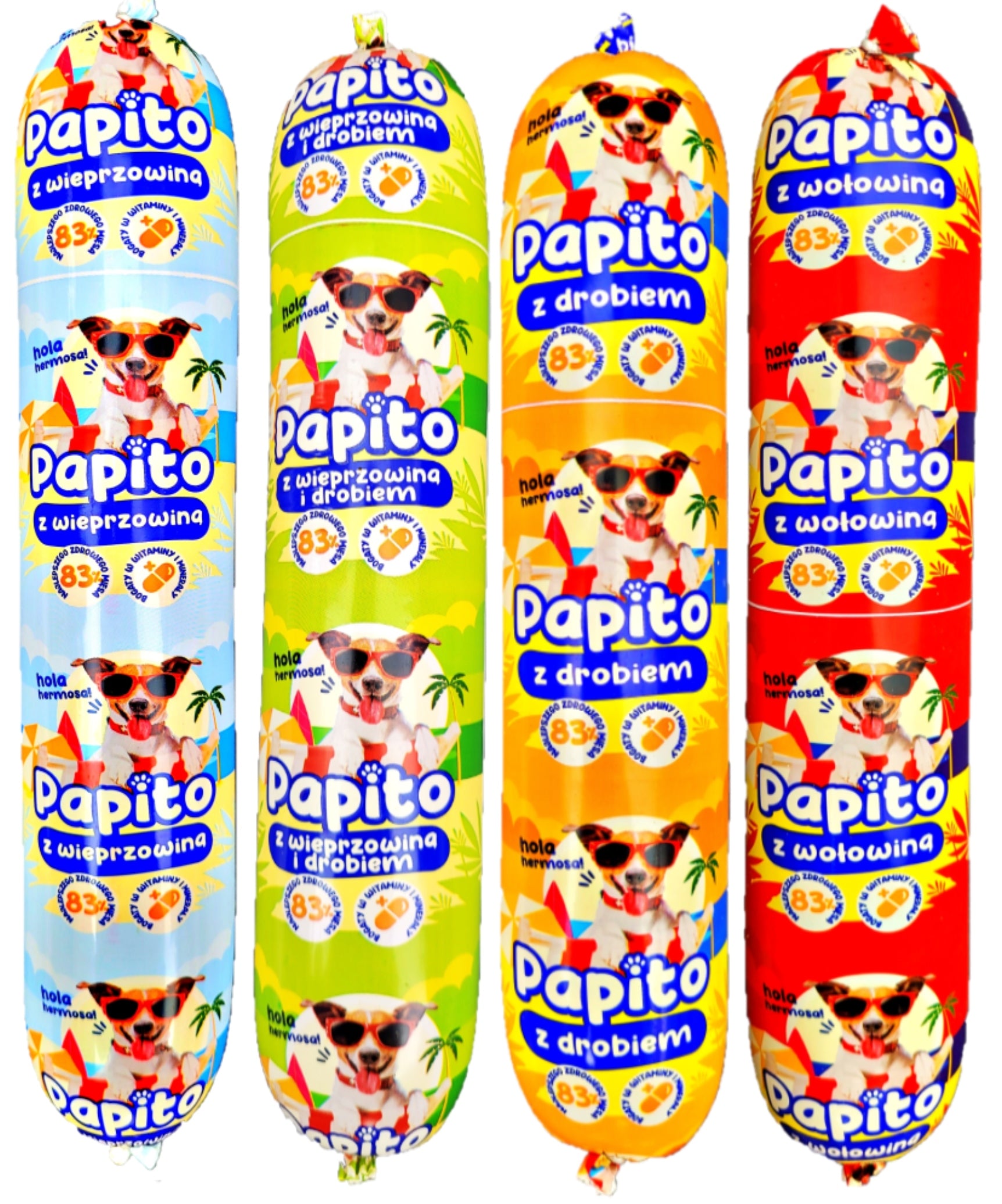 19x1KG Dog food bar PAPITO 83% meat + FREEBIE Manufacturer code KARMA DLA PSA BATON PAPITO 83% mięsa 19x1KG