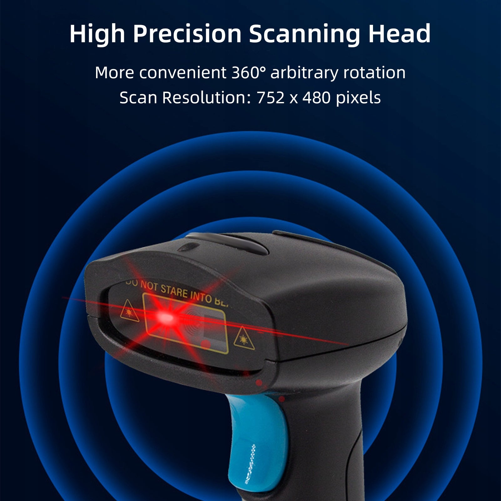1D 2D Barcode Scanner Portable USB Wirelss Reader Bar Code F8 Printing technology other