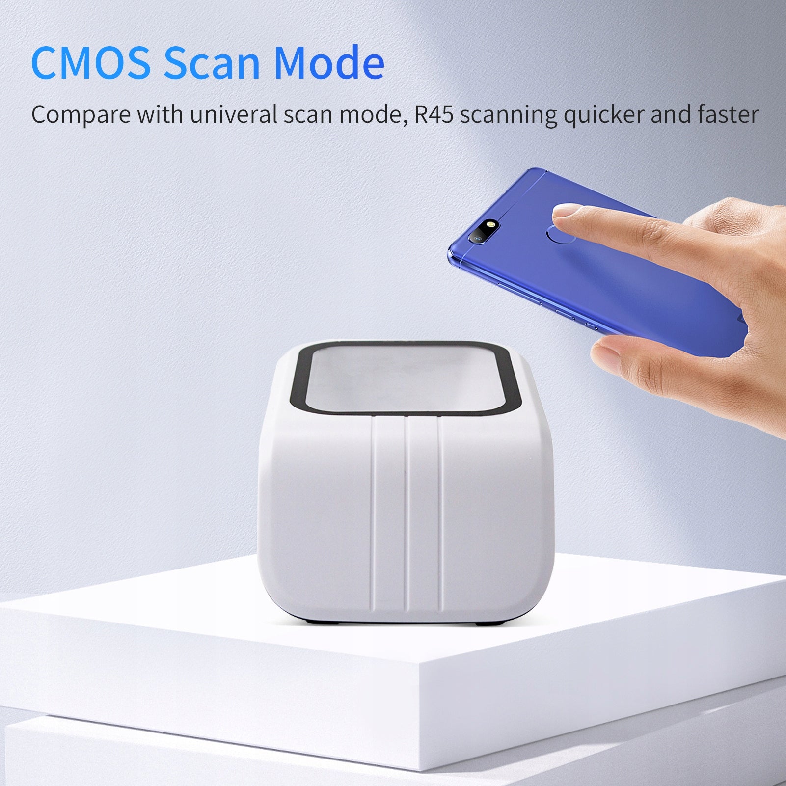 1D 2D QR Barcode Scanner Platform With Voice Announcement 76