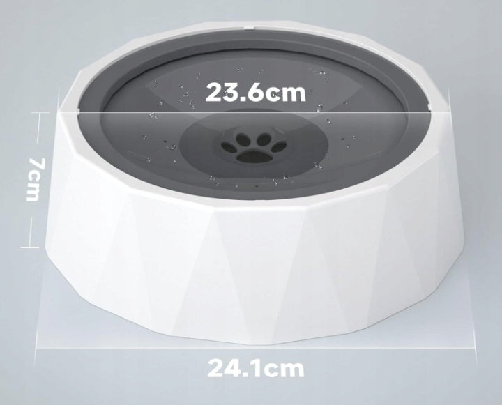1L Anti-Splash Dog Bowl with Filter, Portable, Anti-Slip Diamond Brand no brand