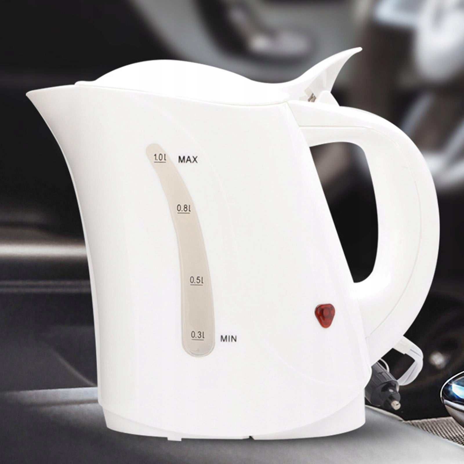 1L Electric Travel Kettle, Travel Car Truck Kettle Tea Coffee 12V 150W