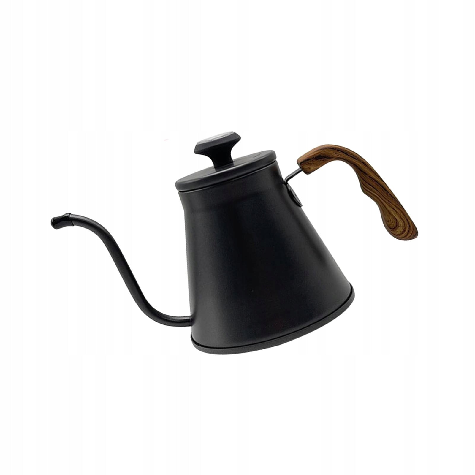 1L Long Narrow Spout Professional Steel Durable Coffee Kettle Spout Black Kind steam juicer