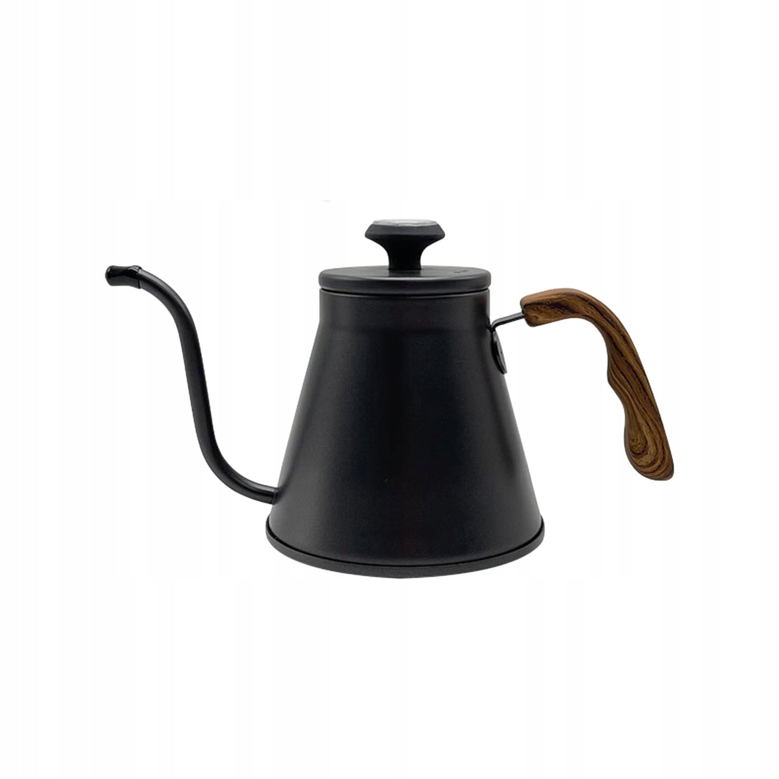 1L Long Narrow Spout Professional Steel Durable Coffee Kettle Spout Black
