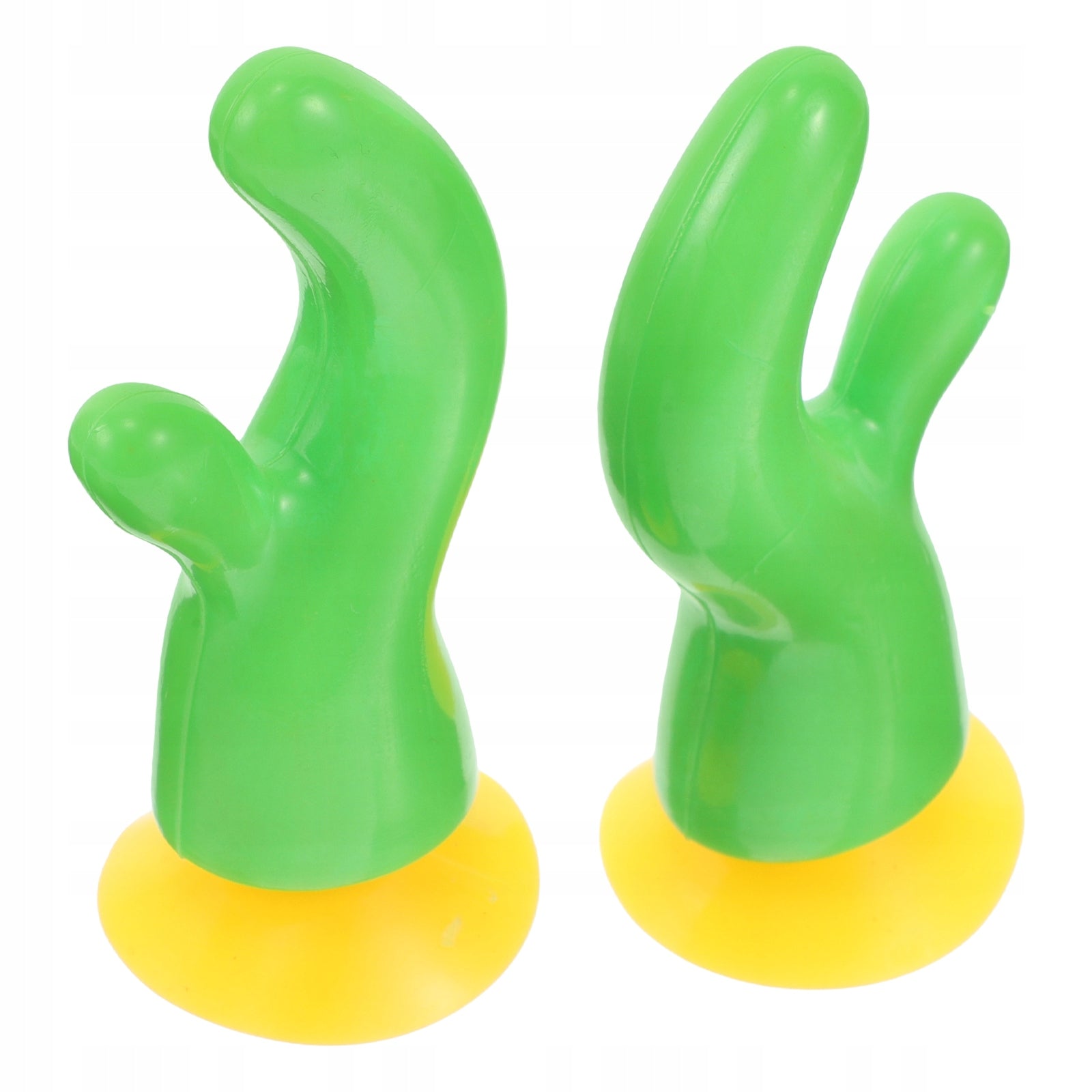 1PARA ABS ROGI JELONKA OZDOBA KASKU MOTOCYKLOWEGO UNIWERSALNA Color green