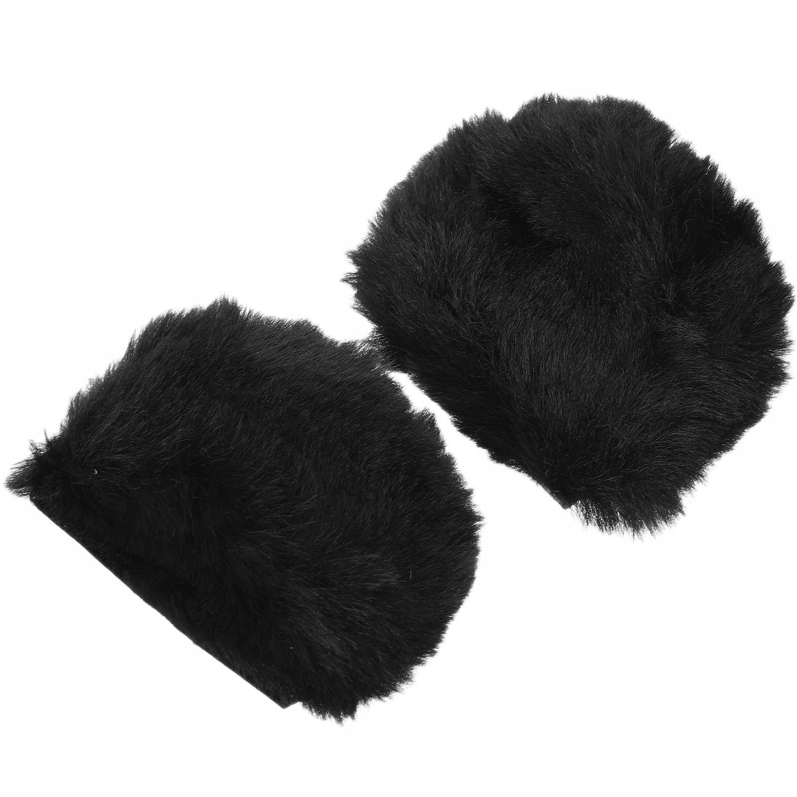 1PARA KREATYWNA OZDOBA KASKU MOTOCYKLOWEGO Z USZAMI MISIA Color black