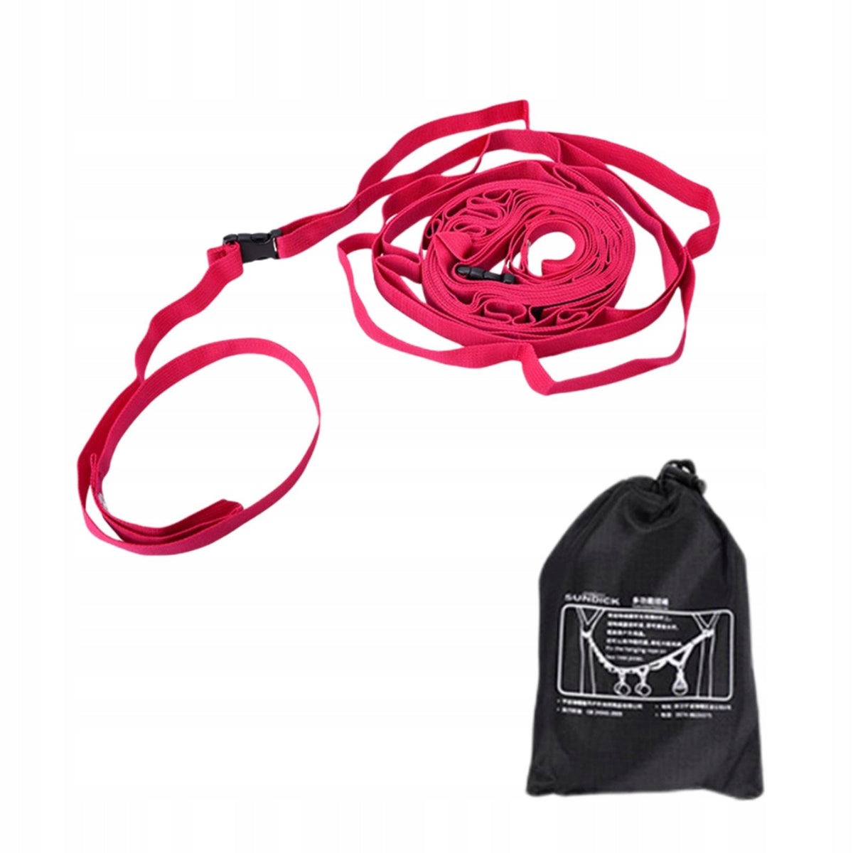 1PC Camping Tent Rope Lanyard Windproof Clothesline Multifunction Red