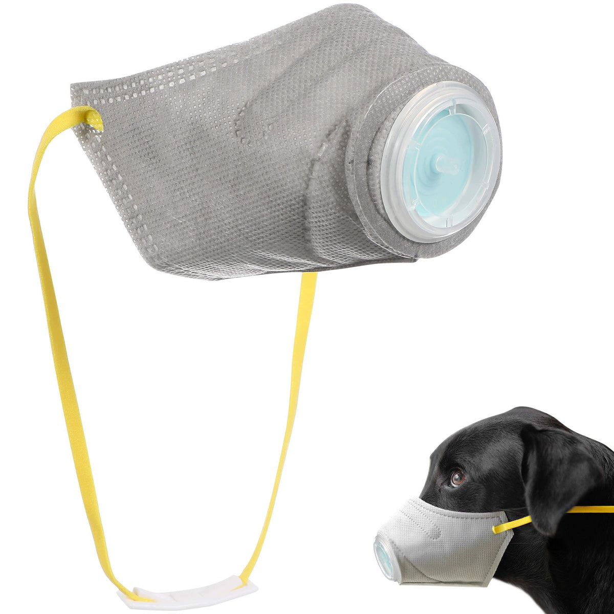 1PC GREY BREATHABLE DOG MUZZLE FOR WINTER PROTECTION AND COMFORT Manufacturer code 7070512