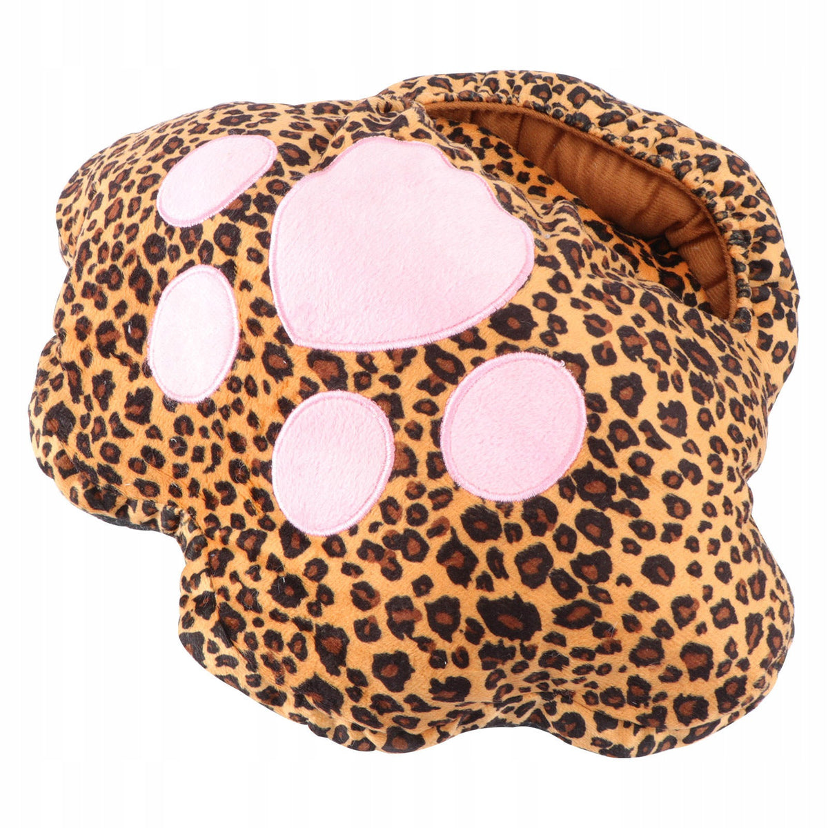 1PC LEOPARD USB HEATED FOOT WARMER PLUSH SLIPPERS WITH ANTI-SLIP SOLE Brand no brand