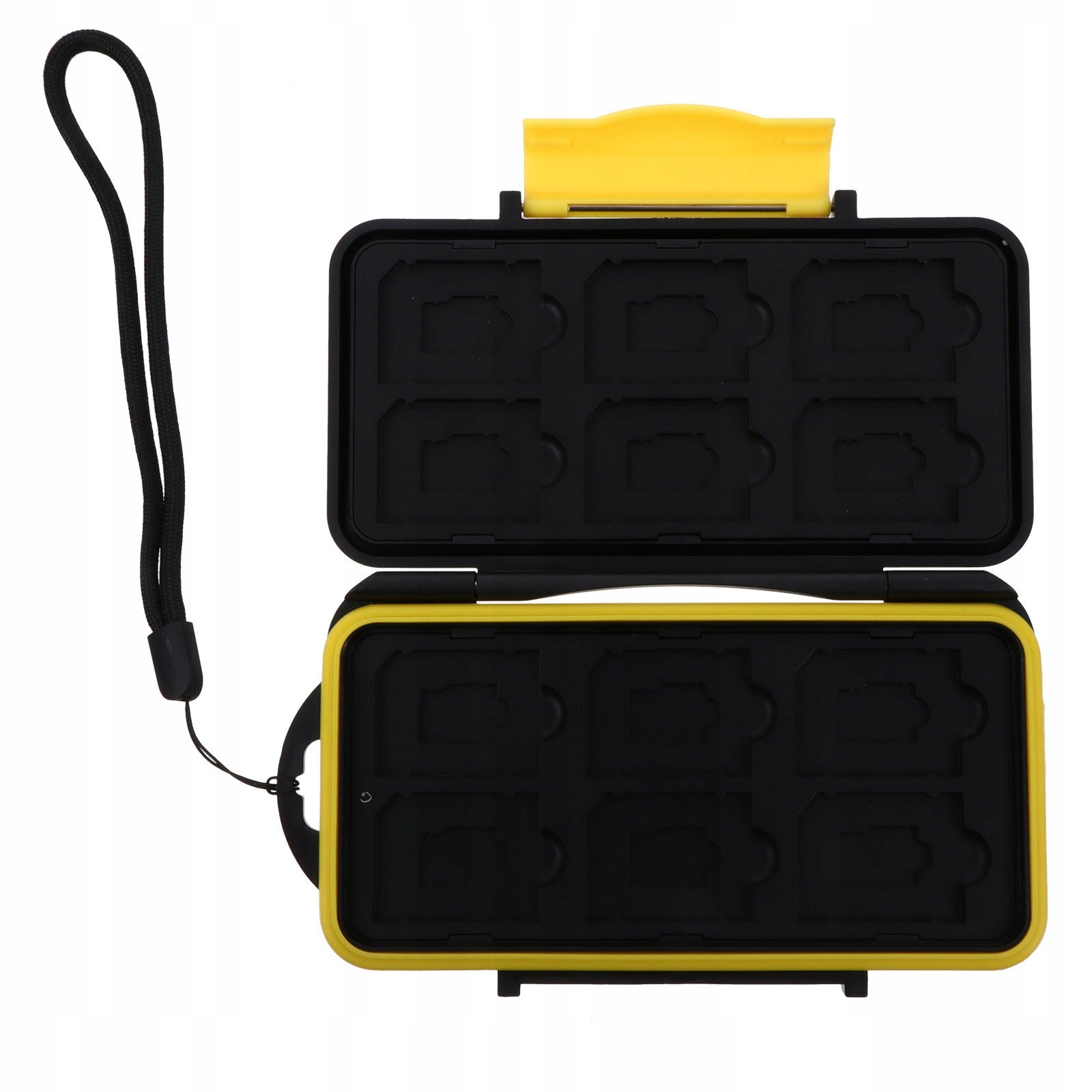 1PC WATERPROOF YELLOW AND MEMORY CARD STORAGE CASE Model 966606419998
