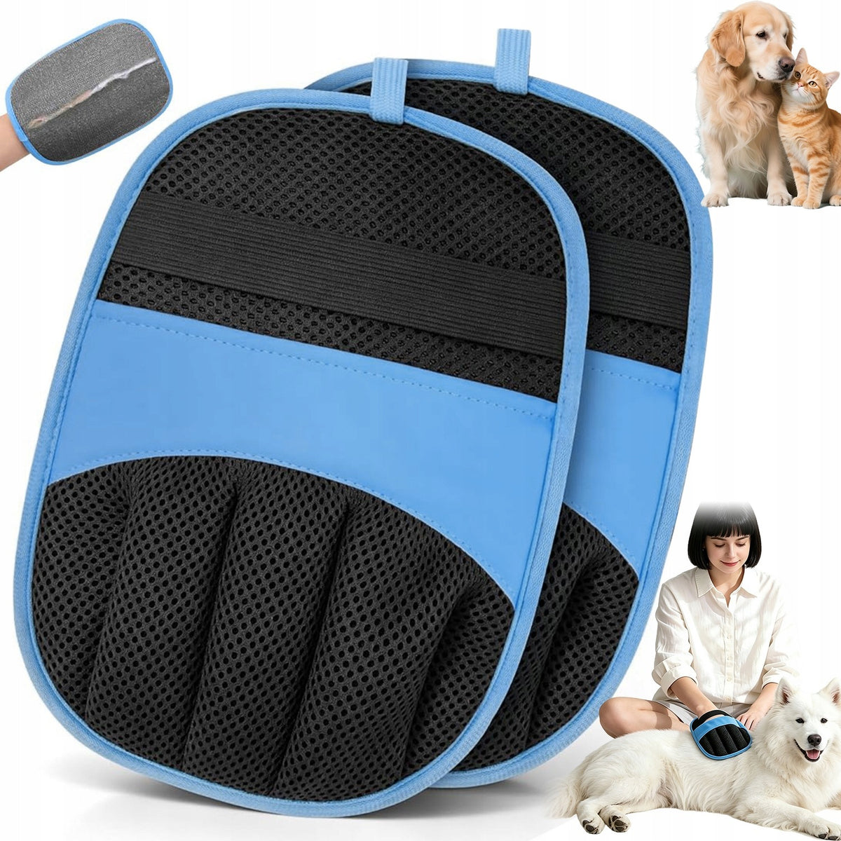 1PCS ELECTROSTATIC HAIR REMOVAL GLOVES FOR DOGS AND CATS