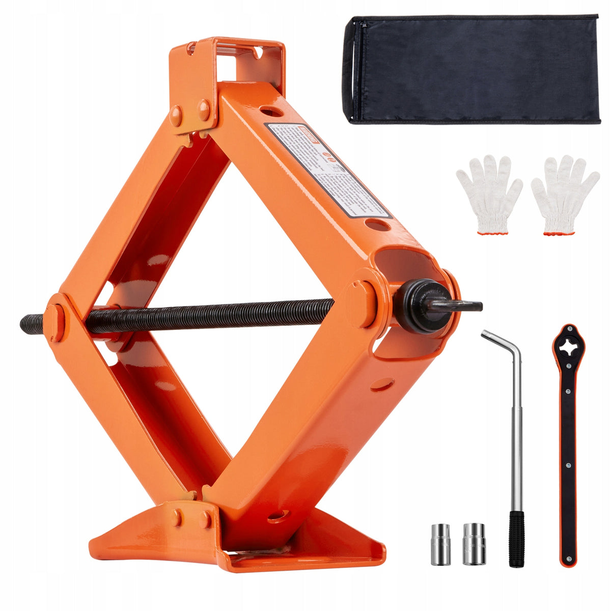 1PCS Scissor Lift Load Capacity 2.5T Versatile And Durable Orange