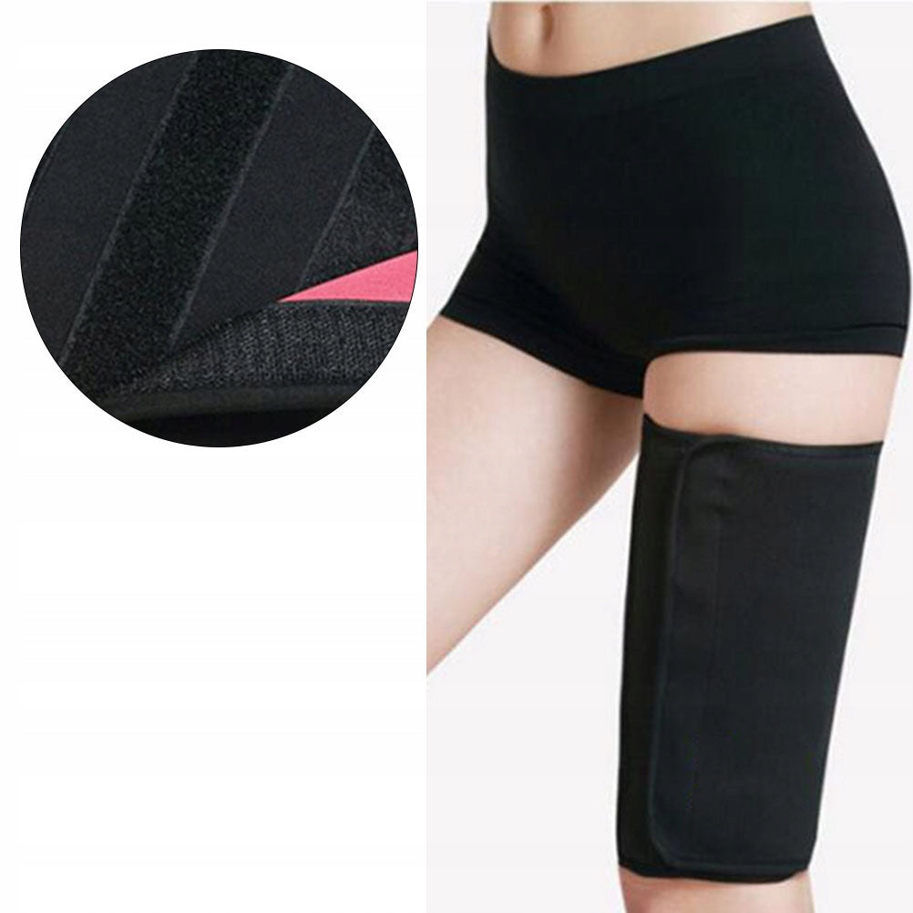 1Pair Black Sauna Leg Slimming Belt Thigh Wrap Sweat Body Shaper Manufacturer code 4491254