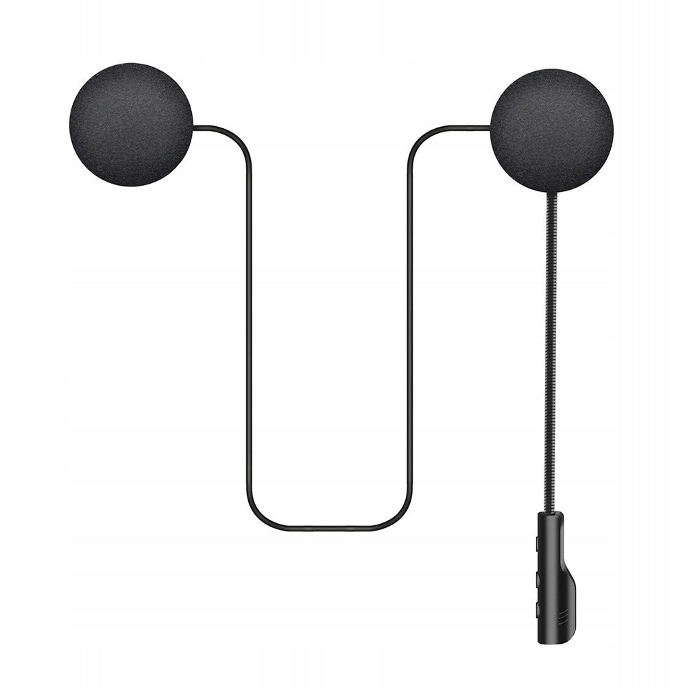 1Pc Black Bluetooth Motorcycle Helmet Headphones with High-Quality Sound Manufacturer no brand