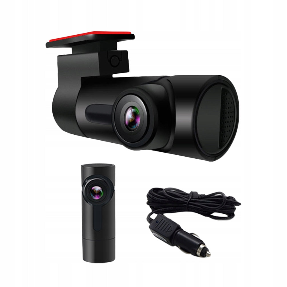 1Pc Black Car Driving Camera with Night Vision and Rotatable Lens Model 6437782257398