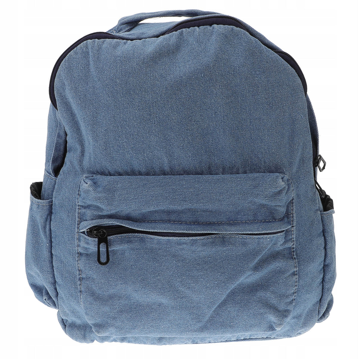 1Pc Blue Denim Backpack Retro School Satchel Travel Rucksack Brand no brand