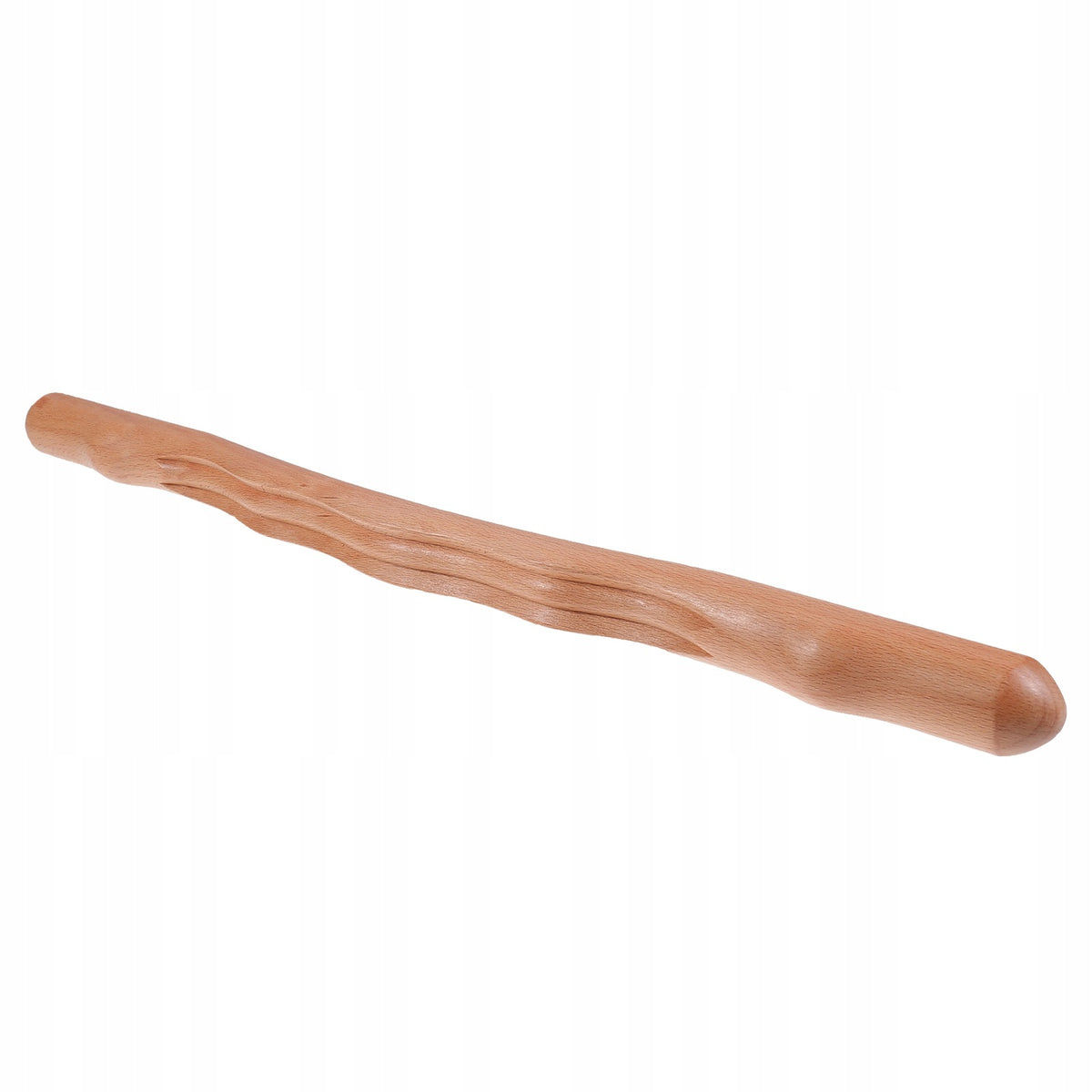 1Pc Chocolate Beech Wood Massage Rod for Pain Relief and Relaxation Kind smooth roll