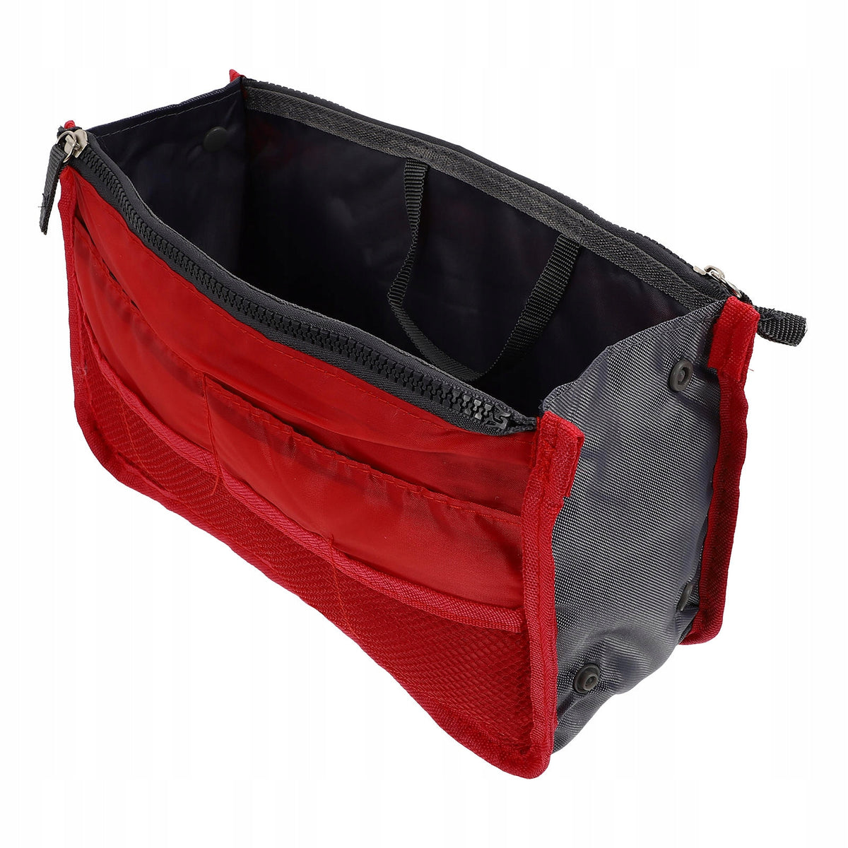 1Pc Durable Red Nylon Handbag Liner for Organized Cosmetics
