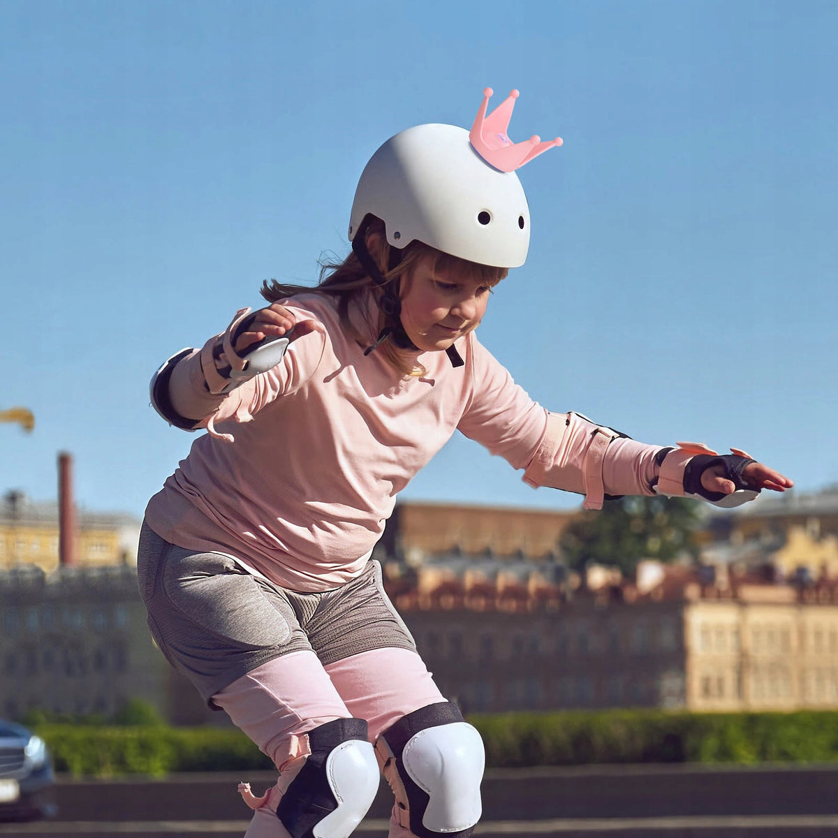 1Pc Pink Silicone Helmet Crown Decoration Suction Cup Ornament EAN (GTIN) 4896009720812
