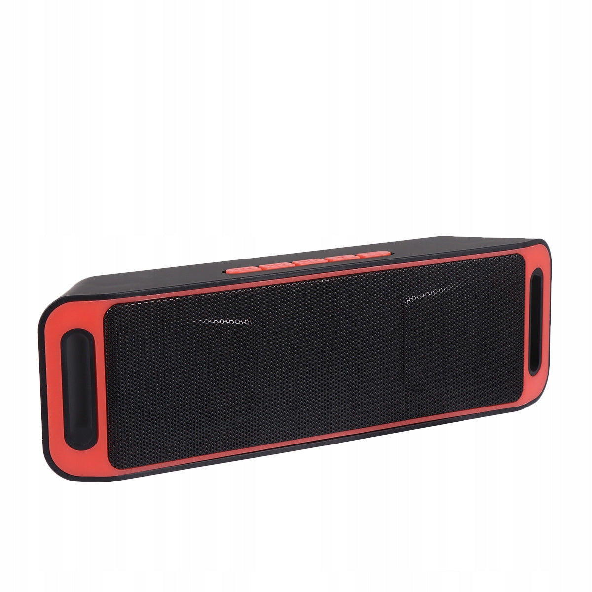 1Pc Portable Red Wireless Speaker with Premium Sound Quality Brand no brand