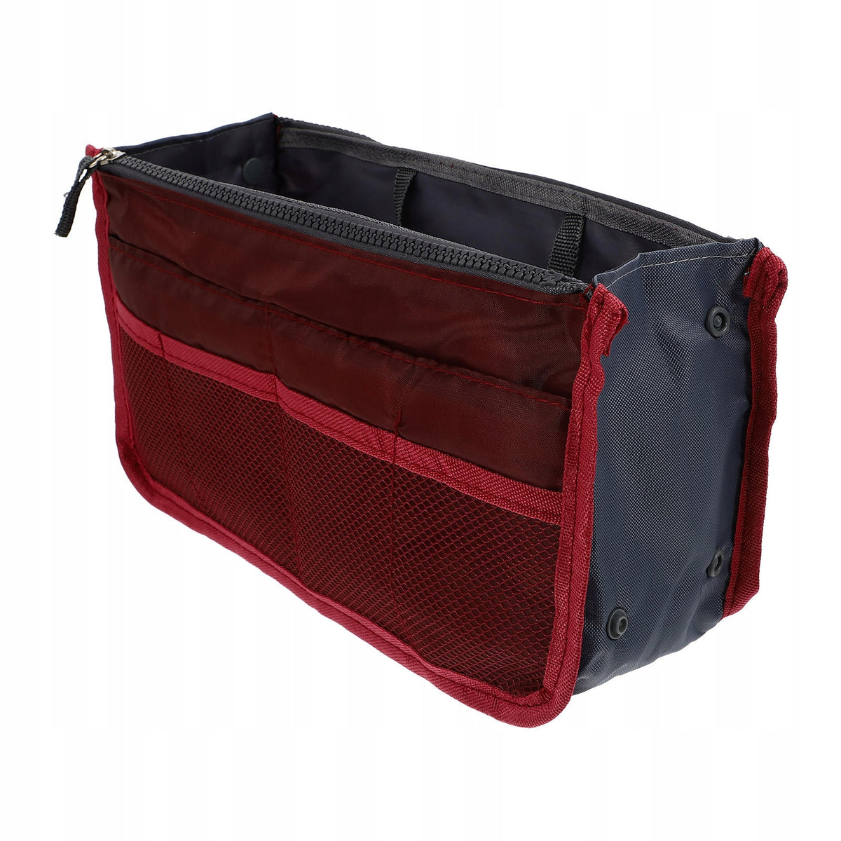 1Pc Red Nylon Multipurpose Travel Bag Liner with Multiple Pockets