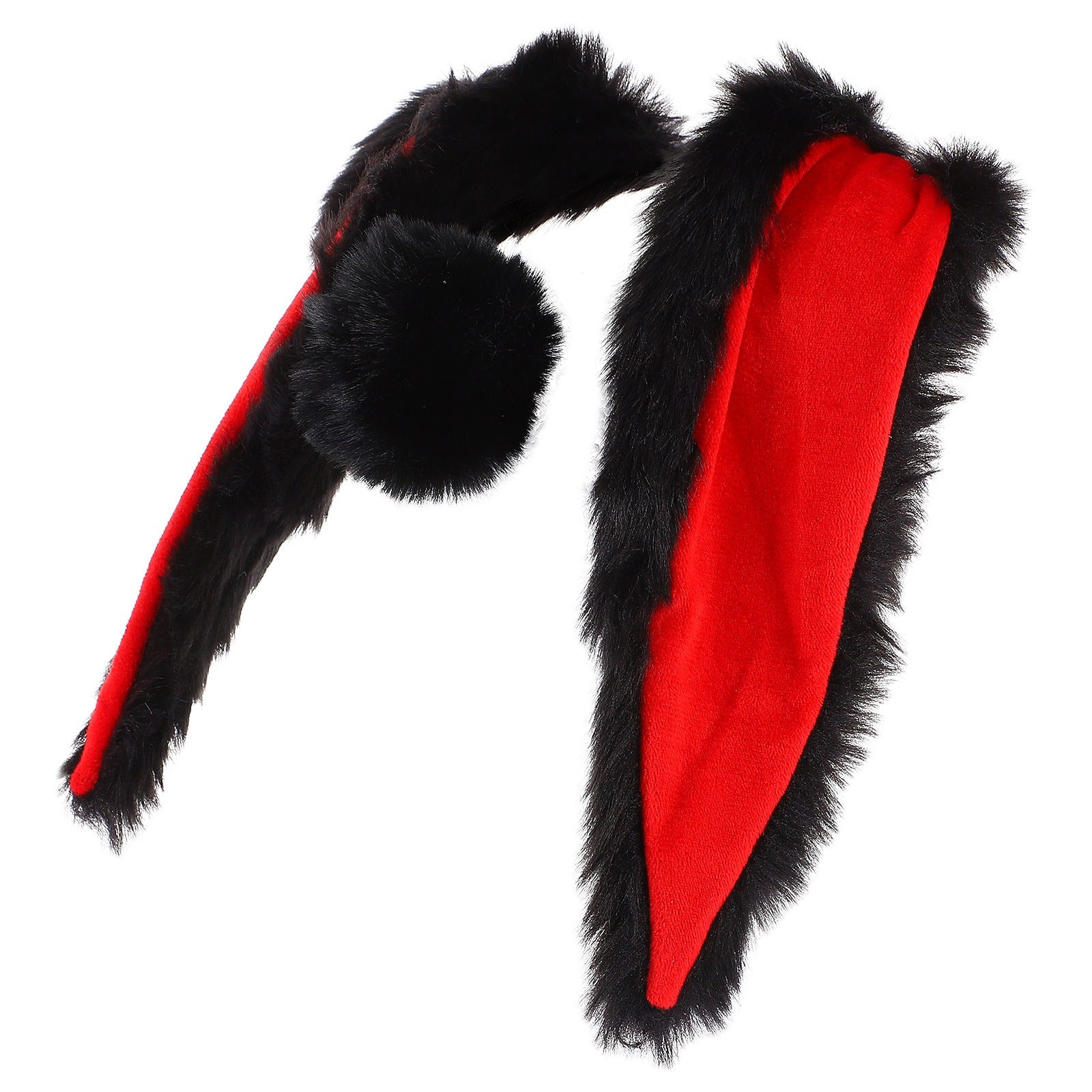 1SET BLACK HELMET ACCESSORIES PLUSH BUNNY EARS FOR SCOOTER Customs tariff code 65061080