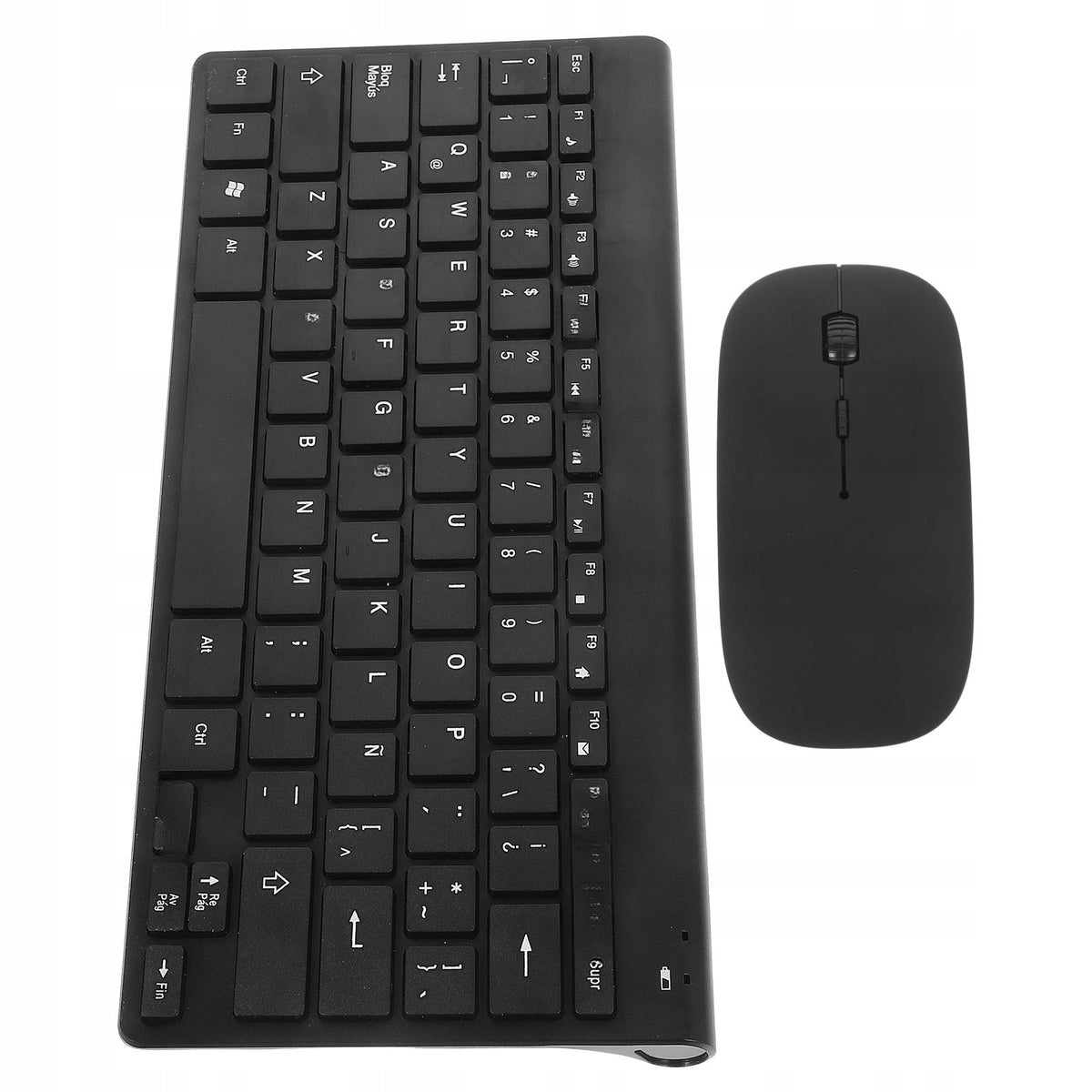 1SET WIRELESS KEYBOARD AND MOUSE COMBO BLACK RESIN COMPUTER ACCESSORY Manufacturer no brand