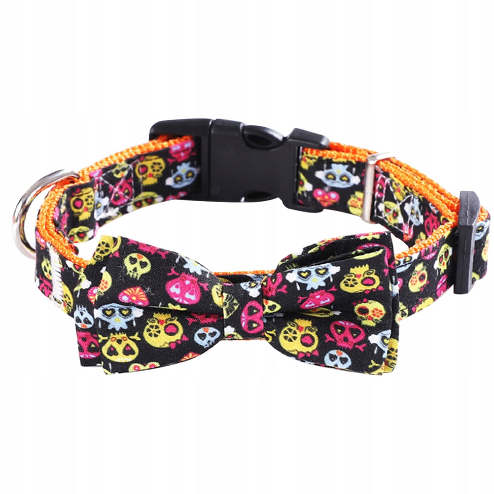 1SZT CZARNA OBROŻA DLA ZWIERZĄT Z HALLOWEENOWYM KOKARDĄ Manufacturer code NA