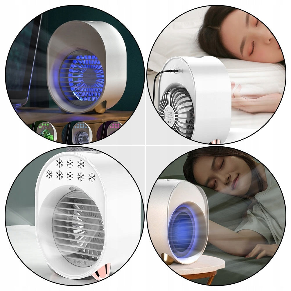 1SZT PRZENOŚNY BIAŁY MINI WENTYLATOR USB DO BIURA I DOMU Manufacturer code 10506663