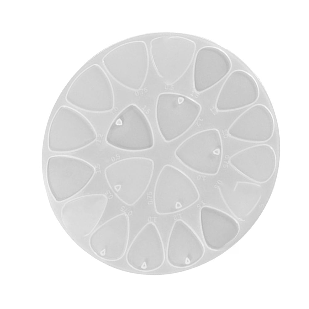 1SZT PRZEZROCZYSTA FORMA SILIKONOWA NA GUITAR PICK DIY Model 1207569067481