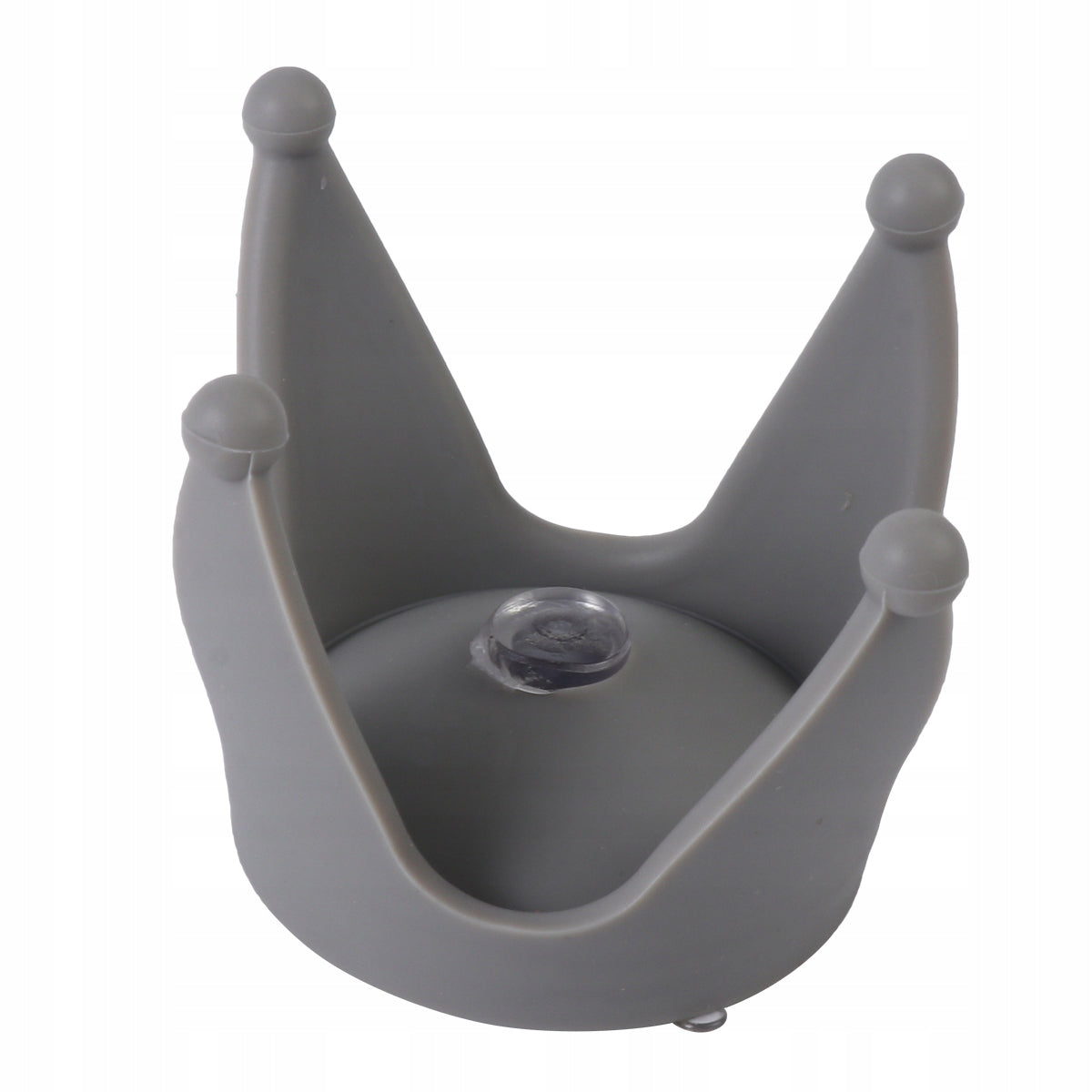 1SZT SILICONE HORNS KORONA DEKORACYJNA NA KASK SZARA