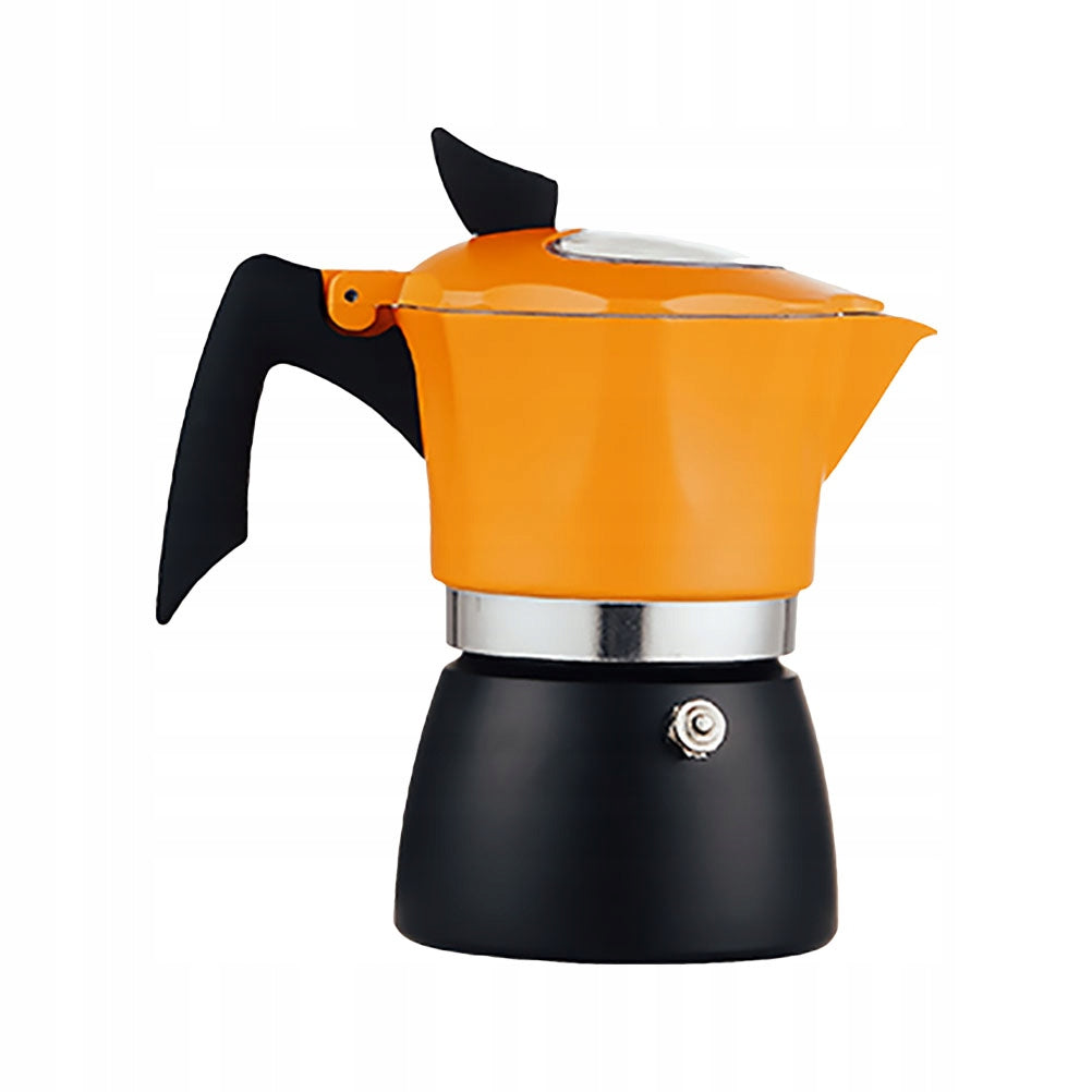 1SZT ŻÓŁTY TRWAŁY KAWIARKA DO ESPRESSO DO DOMU Brand no brand