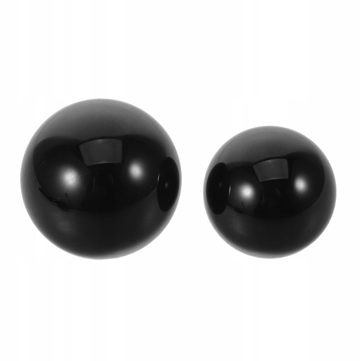 1Set Black Obsidian Baoding Massage Balls for Hand Strength & Relaxation Brand no brand