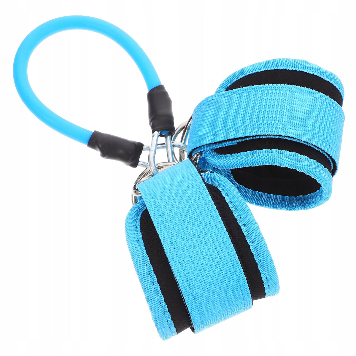 1Set Blue Nylon Ankle Strap for Gym Training and Workout Support Width 70 mm