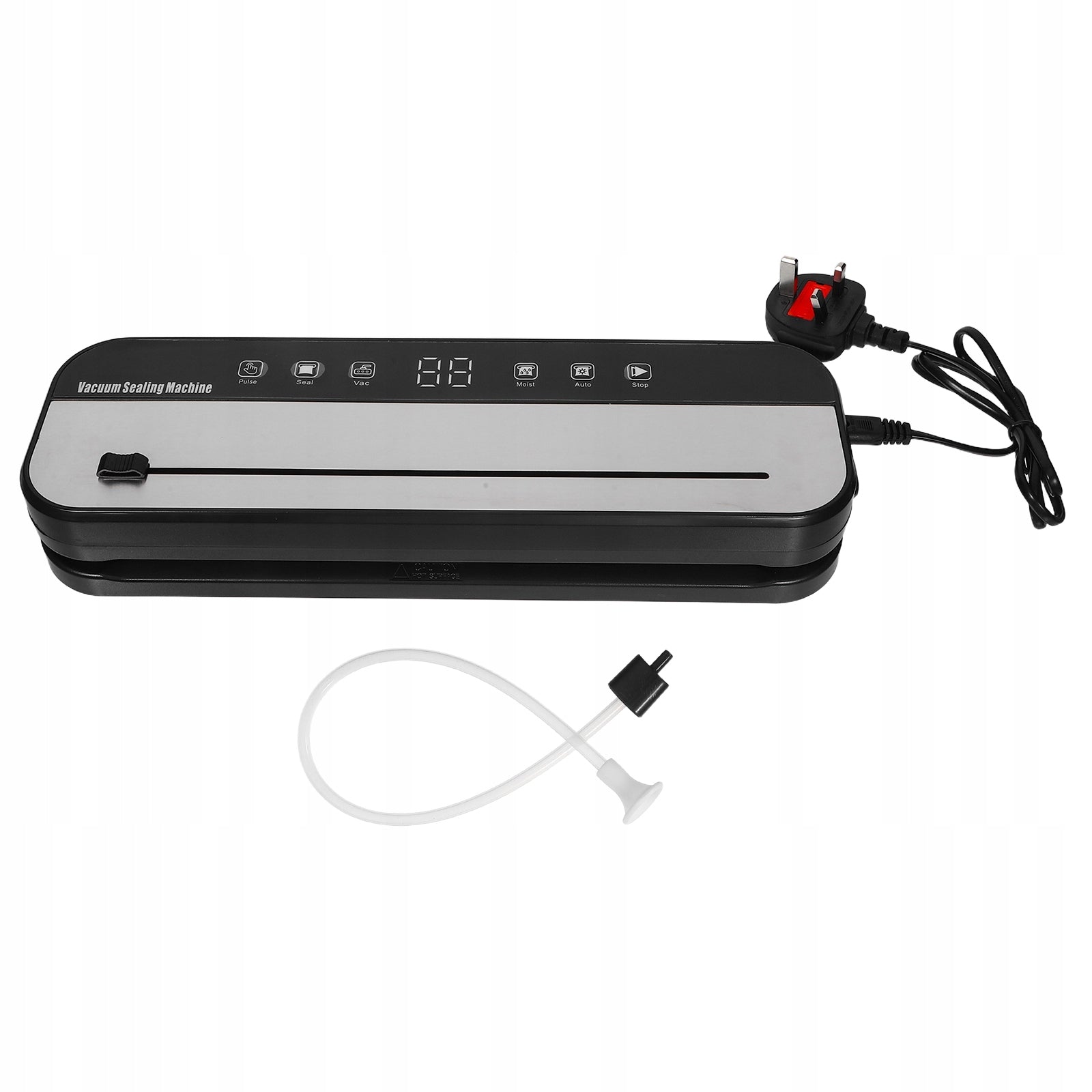 1Set Compact Stainless Steel Food Sealer Machine for Wet and Dry Food