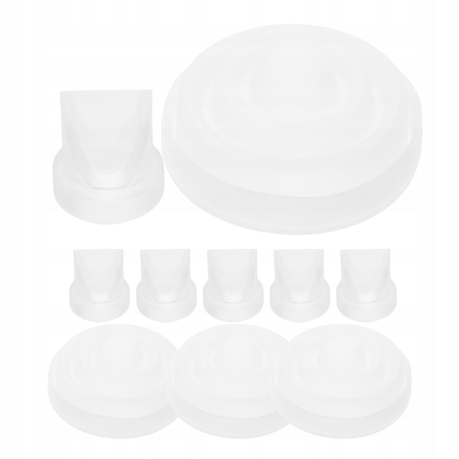 1Set Flexible Silicone Replacement Diaphragm for Breast Pumps