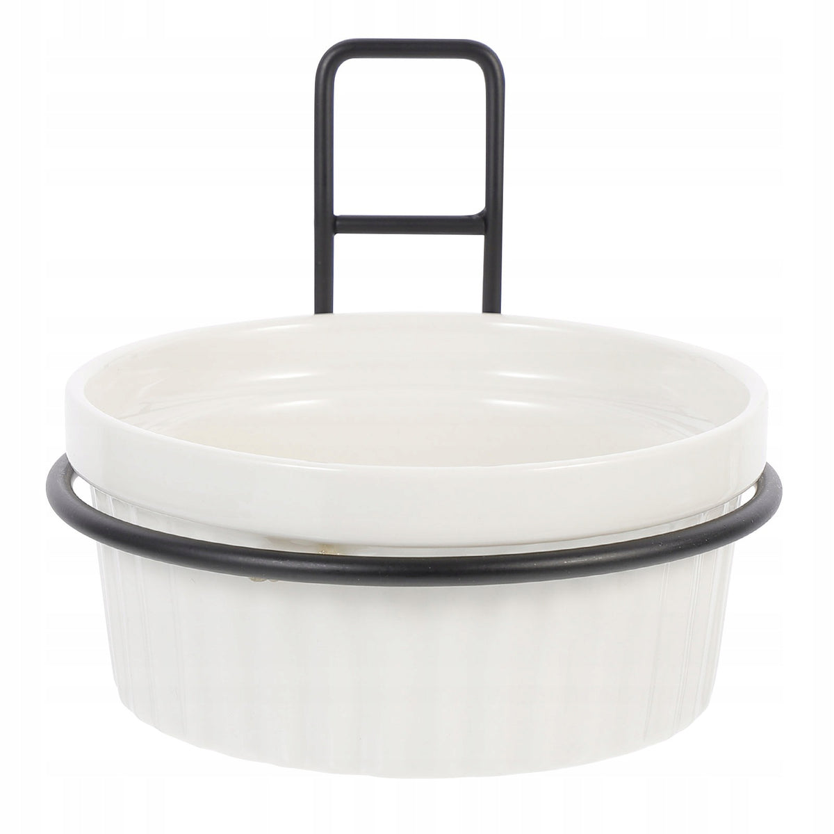 1Set Hanging Ceramic Pet Bowl Wall-Mounted Cat Dog Feeder