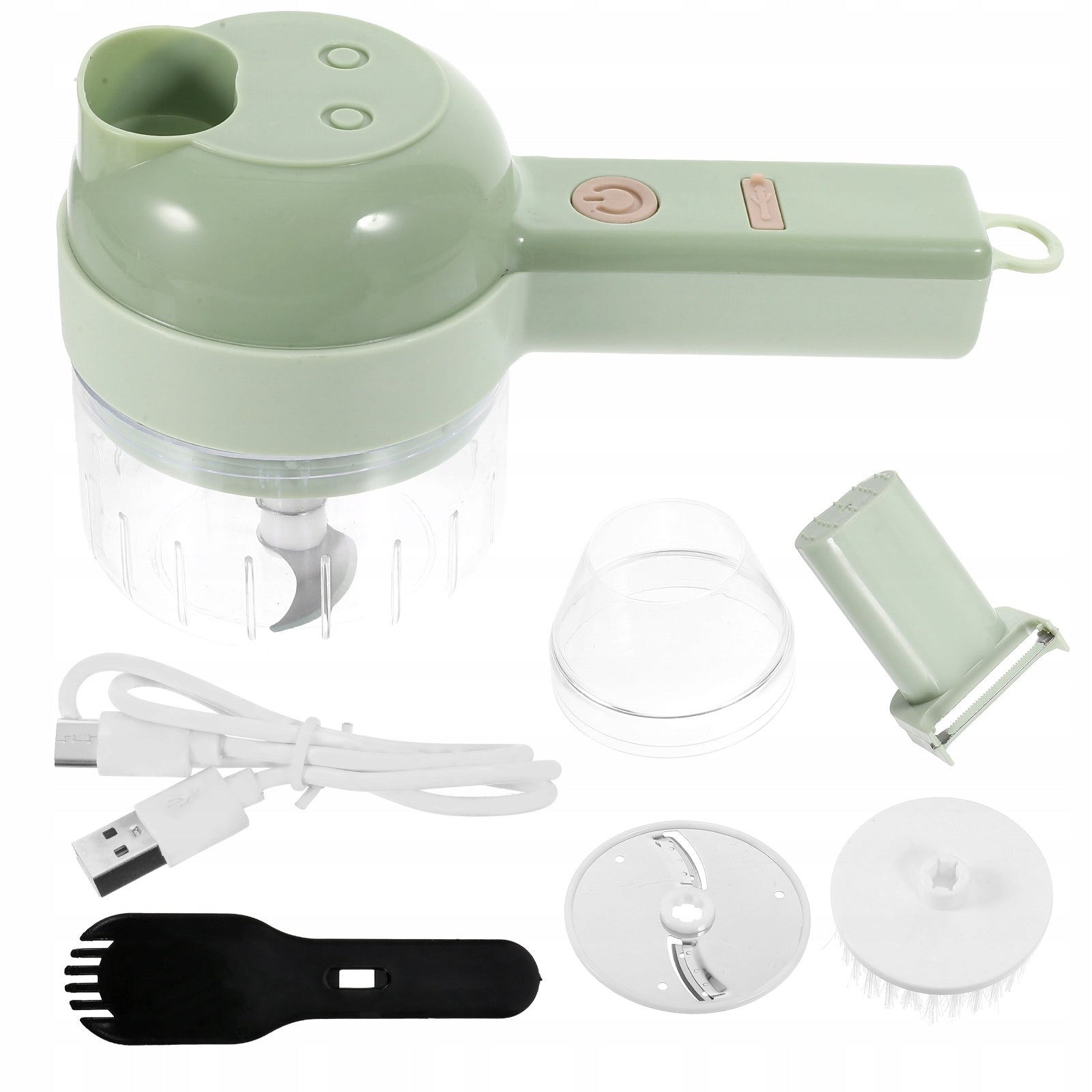 1Set Portable Electric Vegetable Cutter Garlic Chopper Kitchen Gadget Brand no brand