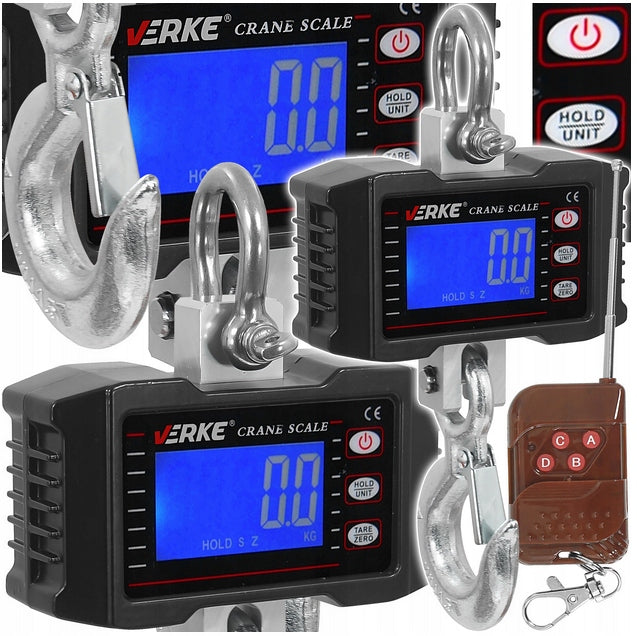 1T ELECTRONIC HANGING STORAGE HOOK SCALE