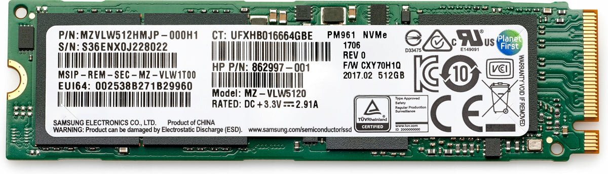 1TB PCIe NVME TLC SSD HP Inc.