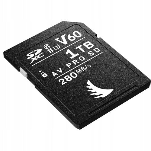 1TB SDXC Memory Card Angelbird AV PRO SD MK2 V60 280MB/s 4K 6K Fast Manufacturer code AVP1T0SDMK2V60
