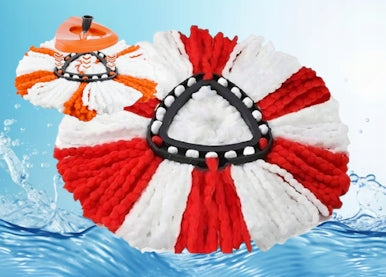 1X CARTRIDGE VILEDA TURBO ROTARY MOP COVER NEW MODEL 3IN1