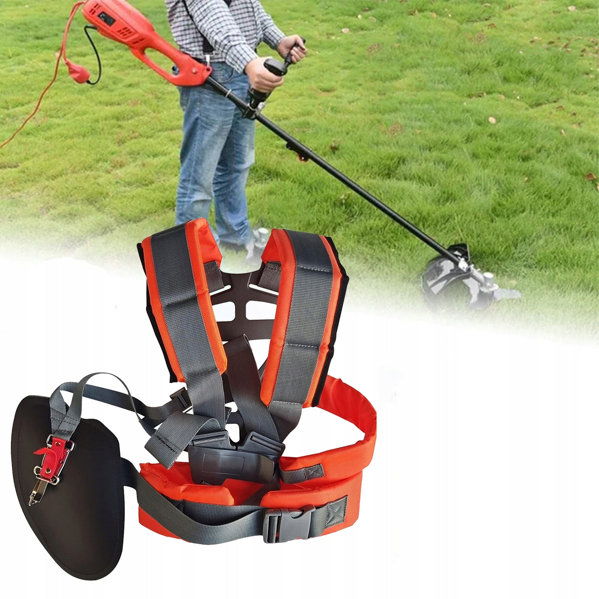 1X SOLIDE HARNESS FOR COMBUSTION SCYTHE CARRIER BELTS HARNESS STIHL HUSQVARNA DEMON Kind other