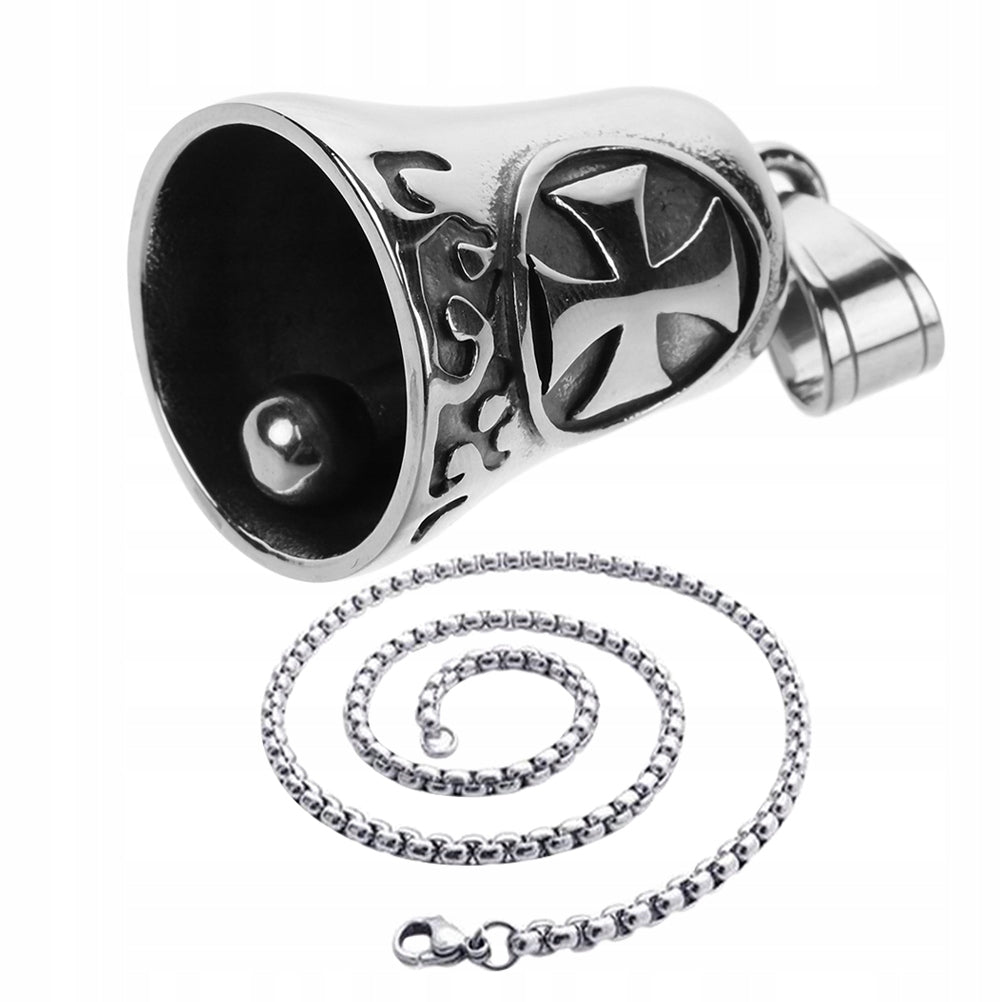 1ZEST DZWONEK STRAŻNICZY MOTOCYKLOWY - STYLOWY DODATEK Color silver