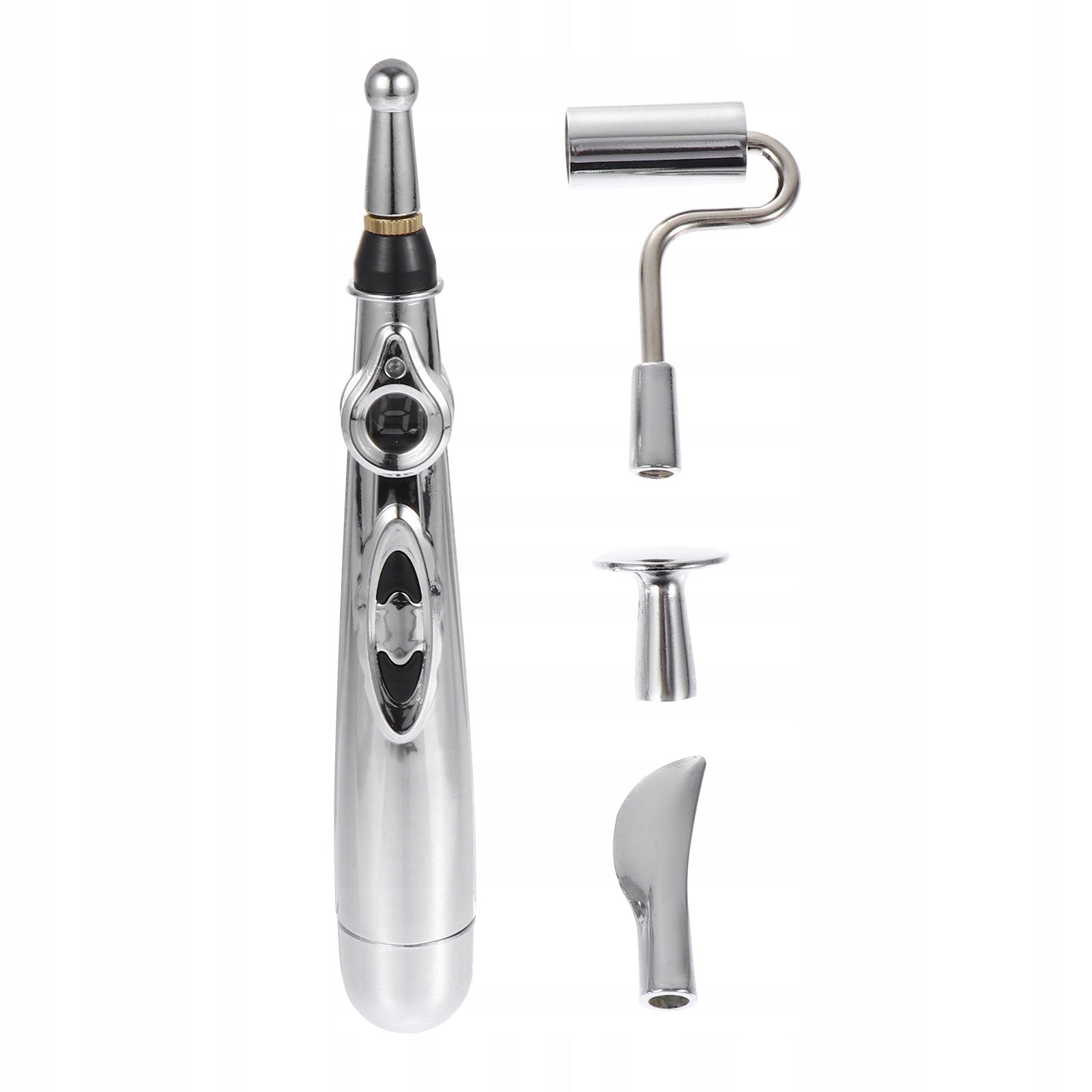 1ZEST ELECTRONIC ACUPRESSURE PEN ABS FOR MASSAGE SILVER