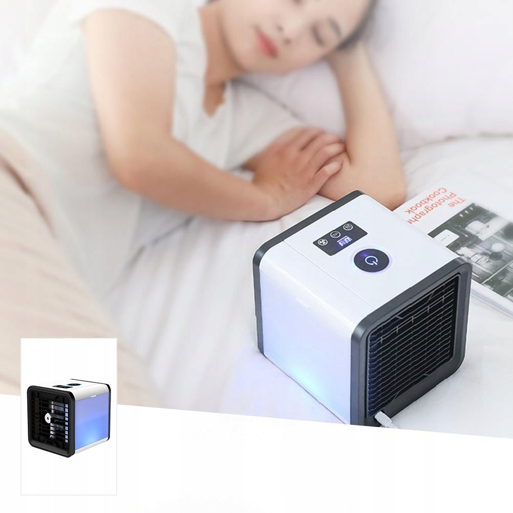 1ZEST MINI PRZENOŚNY KLIMATYZER Z DUŻYM ZBIORNIKIEM NA WODĘ Power 1 W