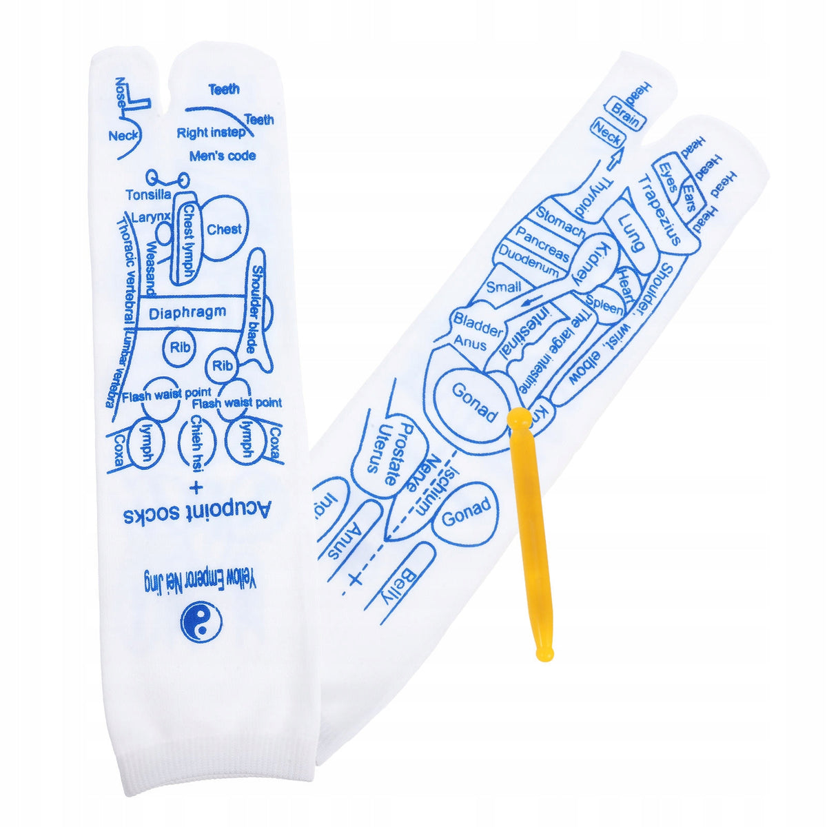 1ZEST SKARPETKI REFLEXOLOGY Z AKUPUNKTURĄ I NARZĘDZIAMI DO MASAŻU Manufacturer code 19084420