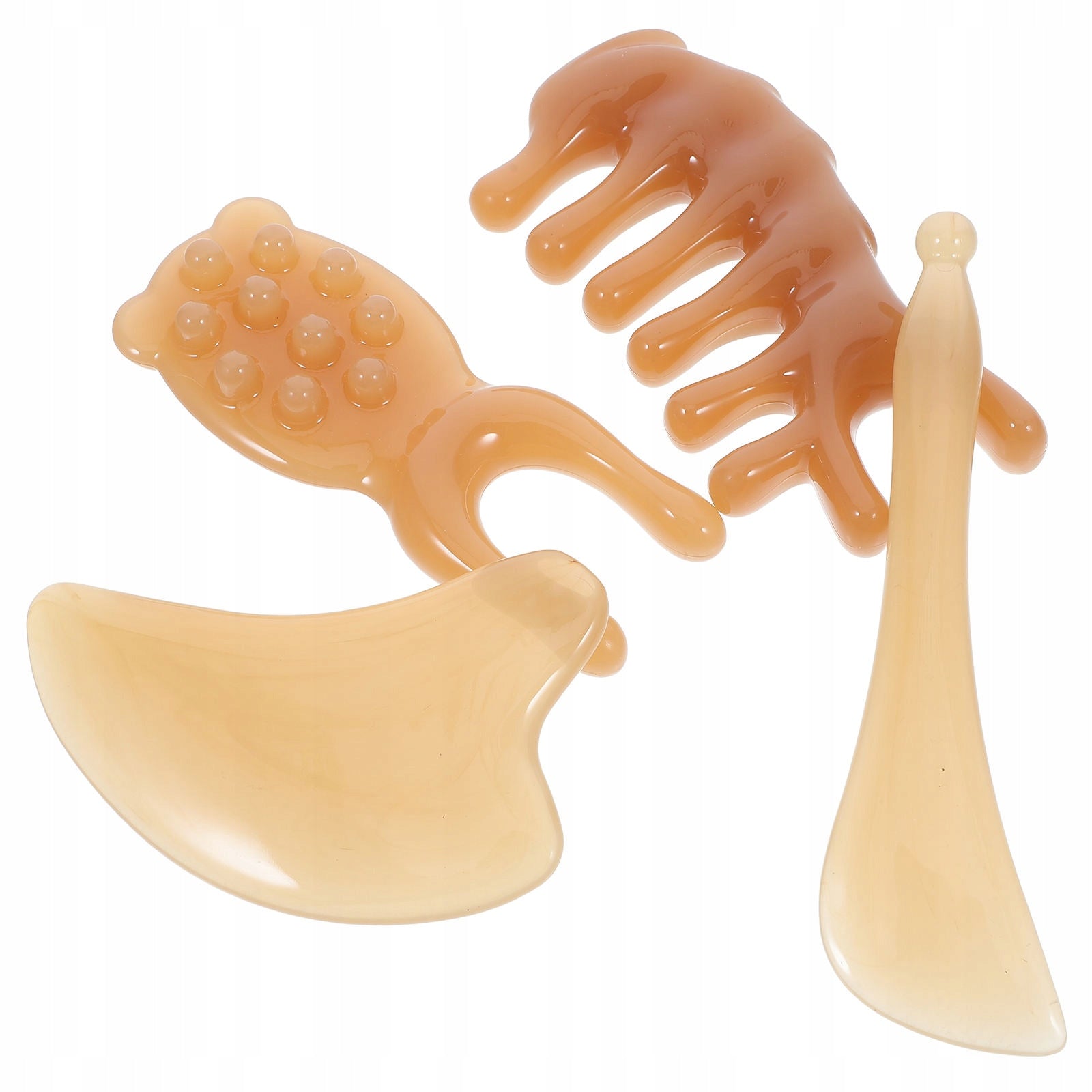 1ZEST UNIWERSALNY GUA SHA DO MASAŻU GŁOWY I PIELĘGNACJI TWARZY Brand no brand